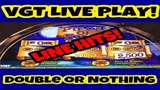 VGT PIECES OF EIGHT | DOUBLE OR NOTHING! | LINE PAYS!
