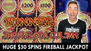 ️ HUGE $50 Dragon Cash Spins ️ Dropping Fireball Jackpots!
