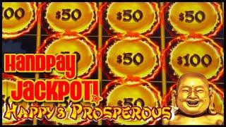 HIGH LIMIT Dragon Link HAPPY & PROSPEROUS HANDPAY JACKPOT  $50 Bonus Round Slot Machine Casino
