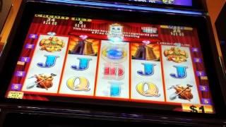 Temple of Riches Konami $5 Bet Slot Machine Bonus