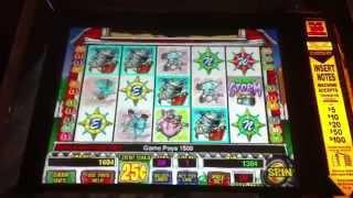 MONEY STORM SLOT MACHINE! 4 SCATTER TRIGGER! $5 SPIN!