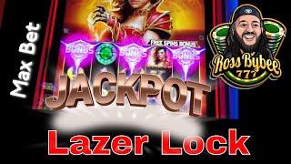 Reverse Spinning Lazer Lock MaxXxed Major Jackpot Bonus Max Bet Slots