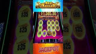 Wife Hits A BIG JACKPOT $25 Max Bet All Aboard Slot Machine