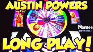 Austin Powers Slot Machine - Long Play with Bonuses - Nice Wins!