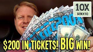 MAKIN' MONEY!  3 WINS in a ROW!  $200 in Texas Lottery Scratch Off Tickets