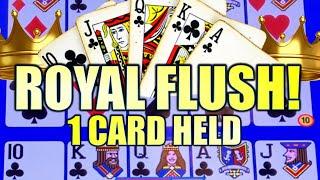 MY 1ST ROYAL FLUSH WOW!! ️ HOW MUCH DID I WIN!? DREAM CARD POKER Video Poker & Slot Wins