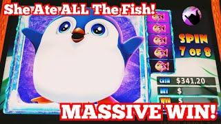 Penguin Ate ALL The Fish for a MASSIVE WIN on Fat Fortunes + My Biggest Win on UFL Power 4!