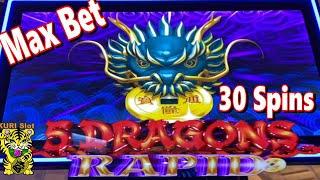 MY SWEET VIEWERS REQUESTMAX BET 30 SPINS ! !5 DRAGONS RAPID Slot (Aristocrat)MAX 30 #13