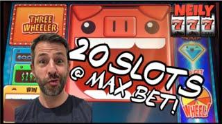 MAX BET SPINS on 20 DIFFERENT SLOTS • DAMN! THAT'S WHAT I'M TALKING ABO