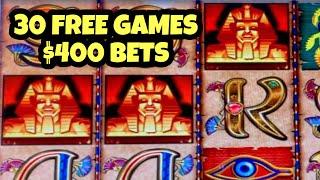 BIGGEST CLEO JACKPOT ON YOUTUBE - HIGH LIMIT 30 FREE GAMES
