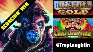 Tropicana  Chili Chili Fire  Buffalo Gold  The Slot Cats