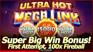 Ultra Hot Mega Link Slot - Super Big Win in First Attempt with 100x Ball Trigger