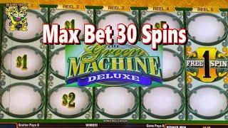 REAL CASH GAME ! THE GREEN MACHINE DELUXE Slot (BALLY)MAX BET 30 SPINSMAX 30 #28