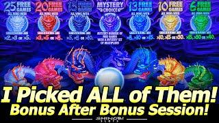 I Picked EVERY 5 Dragons Bonus Option! Bonus After Bonus with @BethLovesVegas at Red Rock Casino