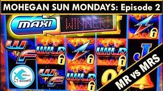 *BIG WIN* Wild Flash Slot Machine - Mrs vs. Mr on MOHEGAN SUN MONDAYS!