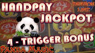 Dragon Link Panda Magic HANDPAY JACKPOT ~ HIGH LIMIT $50 Bonus Round Slot Machine Casino