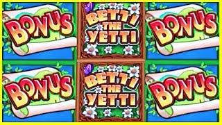 Betti The Yetti  HUGE BONUS WIN  EZ Life Slot Jackpots