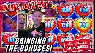 MARCO LUCK Brings the Bonuses on Carnival Magic!  BCSlots Cruise