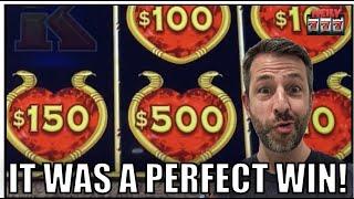 I got a PERFECT WIN on Dollar Storm Slot Machine!
