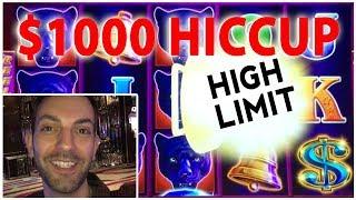 $1,000 H I C C U P   HIGH Limit Gambling in Vegas  Slot and Fruit Machine Pokies w Brian C