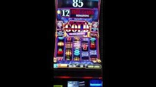 $12.50 Bet Bally Black Gold on the Double Free Spin Bonus Quick hits clone
