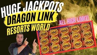 HUGE JACKPOTS On High Limit Dragon Link - Resorts World Las Vegas