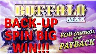 I CAN'T STOP WINNING!  BACK-UP SPIN BONUS AFTER HAND-PAY - 75 FREE GAMES BUFFALO MAX SLOT POKIE PALA
