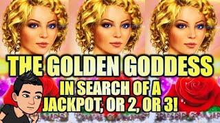WINNING!! GOLDEN GODDESS VALERIA  IN SEARCH OF A JACKPOT, OR 2, OR 3!  SLOT MACHINE (IGT)