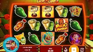 LUCHA LIBRE 2 SLOT MACHINE GAMEPLAY BY RTG   [ONLINE SLOTS REAL MONEY ]
