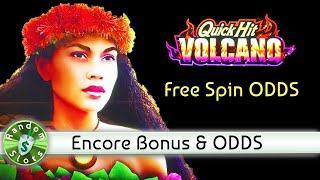 Quick Hit Volcano slot machine, ️ODDS for Number of Free Spins