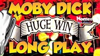 HUGE WIN!!!  Moby Dick Slot Machine - Max Bet Long Play!