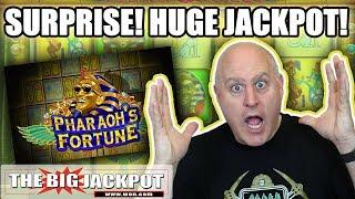BIG WIN!  Pharaoh's Fortune Slot Jackpot! | The Big Jackpot