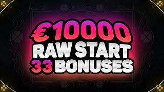 €10,000 RAW CASH BONUS HUNT RESULTS | 33 CASINO SLOT BONUSES - ft. SWEET BONANZA - BOOK OF DEAD