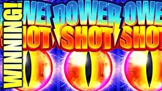 WINNING!  NEW POWER SHOT & 5 ELEMENTAL LEGENDS Slot Machine