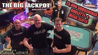 Live 25000 Subscriber Roulette and Mega Slots | The Big Jackpot