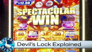 Devil's Lock Slot Machine Feature, Plus Bonus Explained