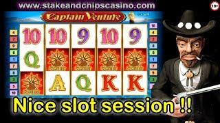 5 SCATTER HIT  !! • Captain Venture & slot play CASINO BONUS WIN !!