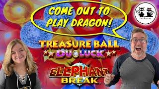 NEW SLOTS!! TREASURE BALL DUO LUCK AND FORTUNE ROAD POWER OF THE SAMURAI! FRED SUMMONS THE DRAGON!