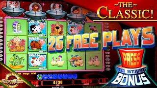 The CLASSIC INVADERS - MAX BET BONUS - Invaders from Planet Moolah - Wms CASINO SLOTS