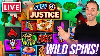 LIVE  BRAND NEW Barn of Justice Slot & 50,000SC Scratchers!
