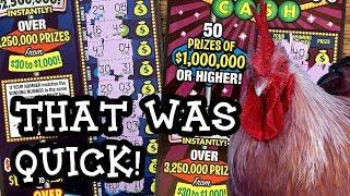 Quick Profit! 2X $20 $500,000,000 Cash  TEXAS LOTTERY Scratch Offs
