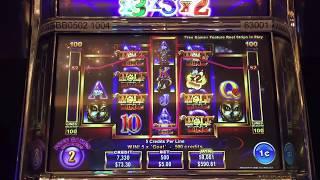 Ainsworth Wolf King Slot Machine Part 2 -- Max Bet Live Play -- BIG WIN!