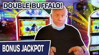 DOUBLE BUFFALO!  2X the Buffalo = ONE INCREDIBLE JACKPOT