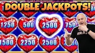 ️  Hearts & More Hearts ️ 2 Lock It Link Night Life Jackpots on Max Bet!