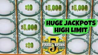 GREEN MACHINE DELUXE HIGH LIMIT  I GOT SO MANY FREE GAMES  MAX BETS HIGH LIMIT JACKPOTS