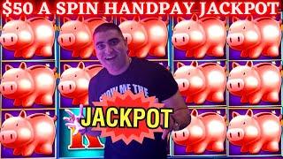 $50 A Spin HANDPAY JACKPOT On High Limit PIGGY BANKIN Slot | Slot Machine Jackpot | SE-11 | EP-6