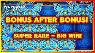 SUPER RARE BONUS AFTER BONUS! Butterfly Rise Slot - BIG WIN!