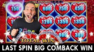 Last Spin BIG COMEBACK on $15 Bet ️️ Lock it Link