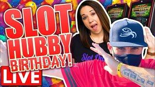 LIVE SLOTS  LET’S CELEBRATE SLOT HUBBIES BIRTHDAY WITH A BIG WIN HANDPAY