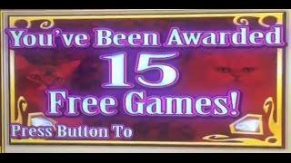 High Limit Slot Machine Kitty Glitter  BIG Jackpot Handpay $30 Max Bet BIG WIN Bonus Free Spins